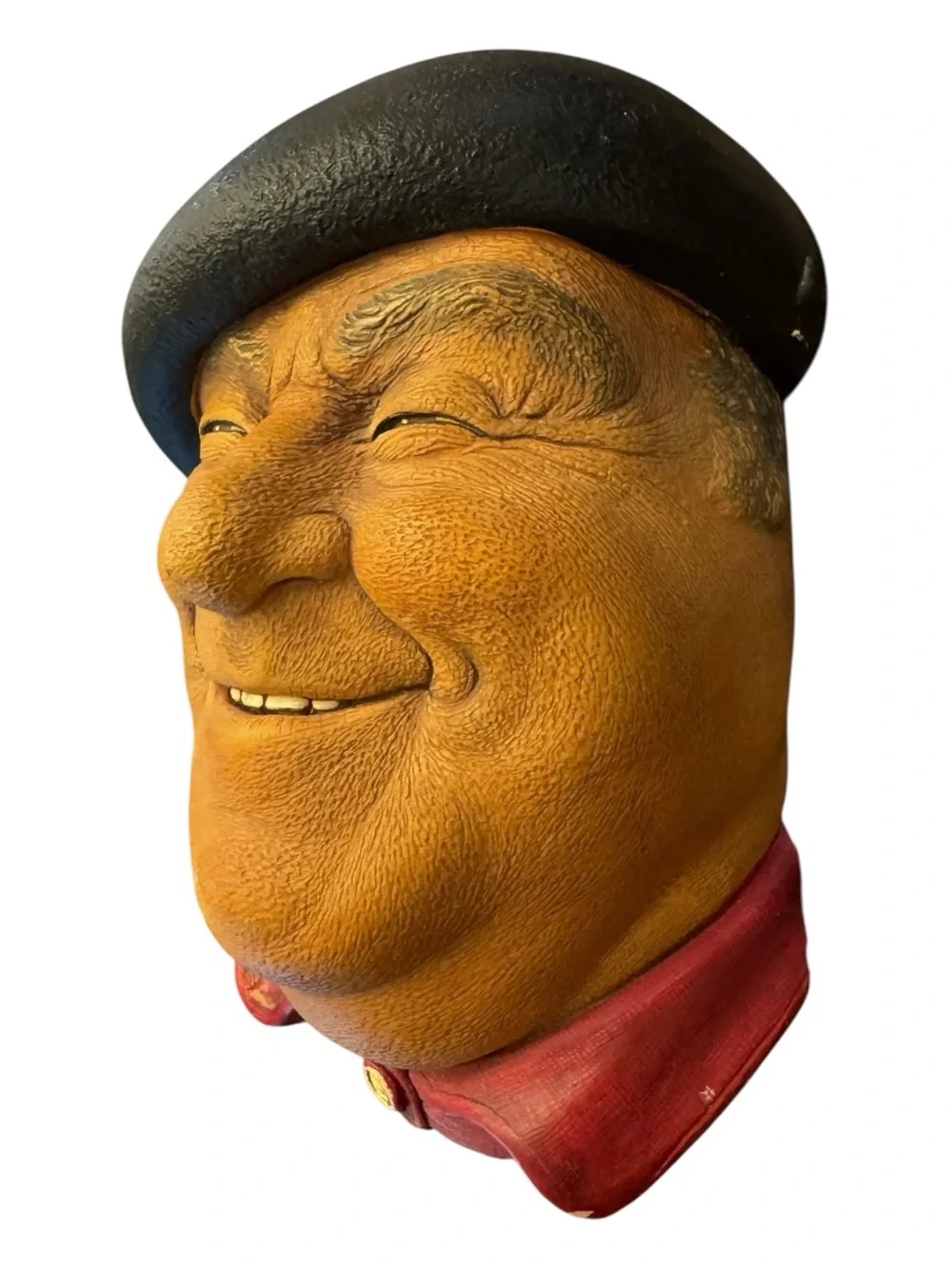Bossons England PIERRE Chalkware Bust Figurine - Vintage 1971, Congleton